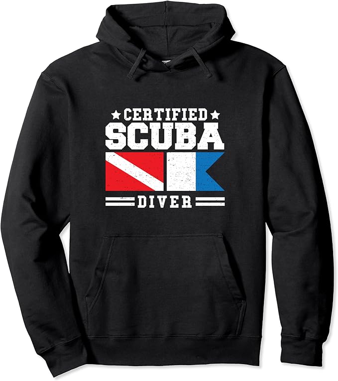 Scuba Certified Scuba Diver Diving Pullover Hoodie Clothing